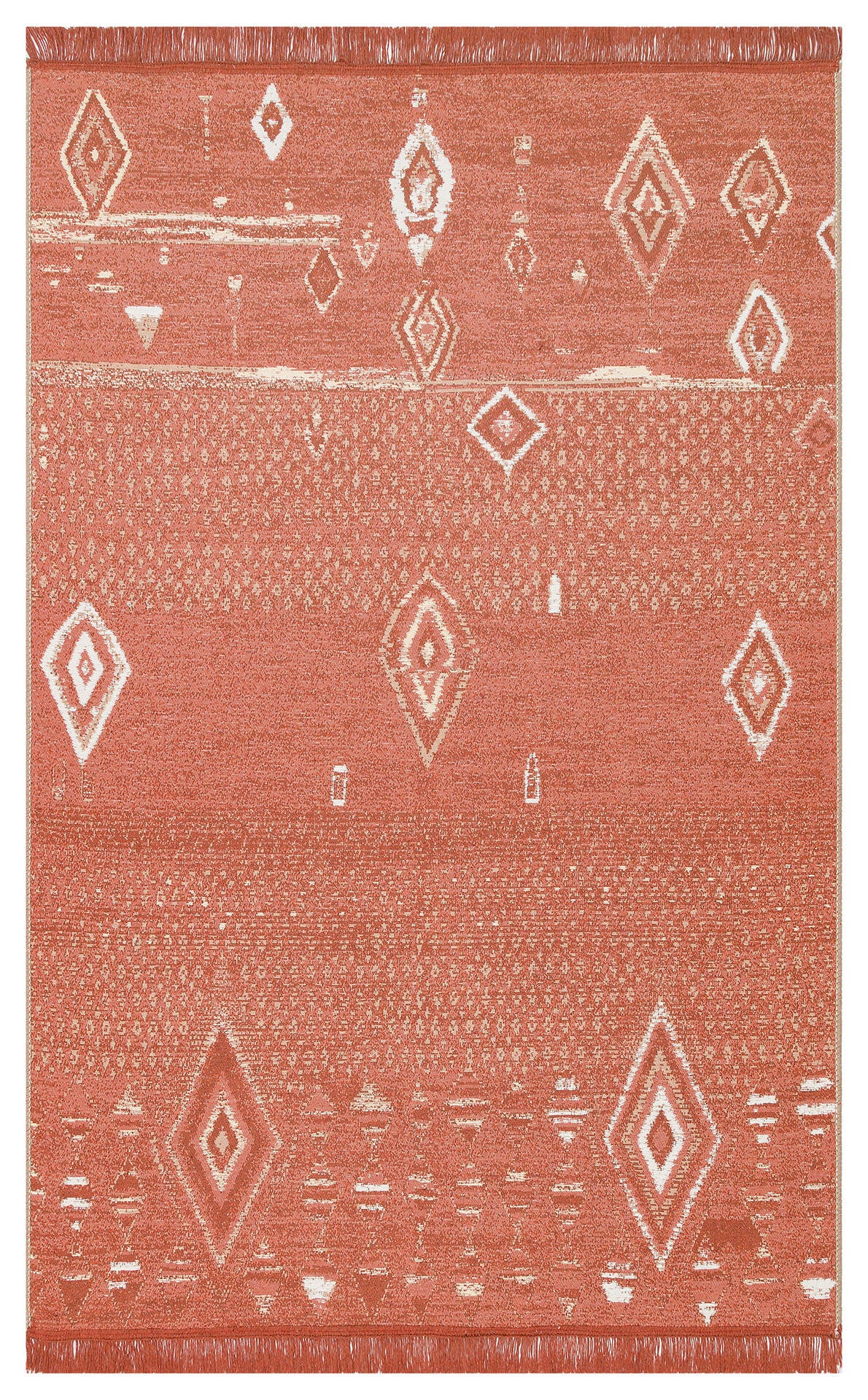 Arya AR 37 Toprak - Yıkanabilir Çift Taraflı Modern Dokuma Kilim
